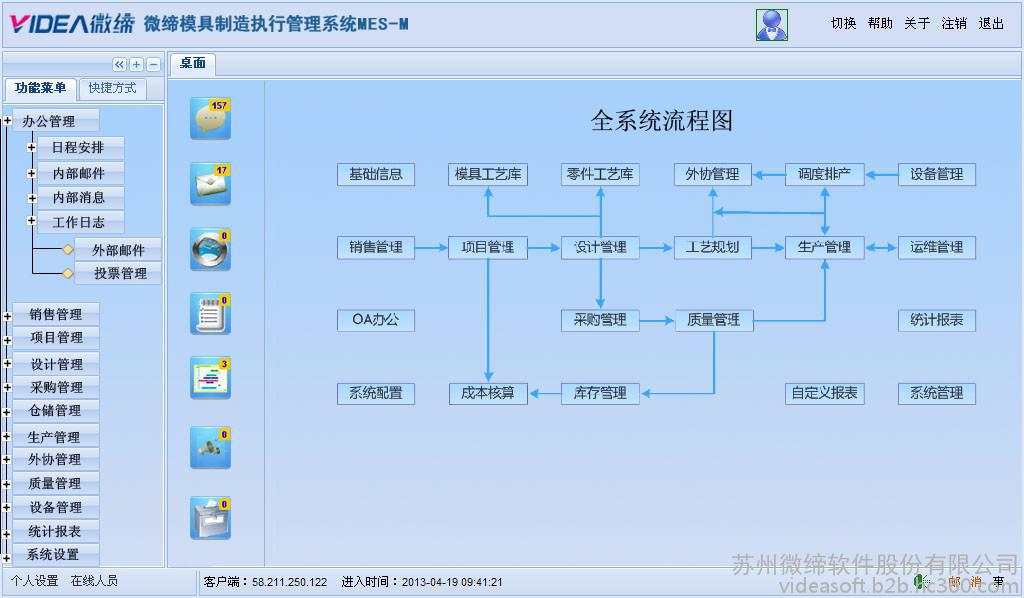 模具管理软件模具ERP